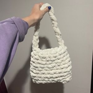 Handmade Chunky Knit Bag Chenille